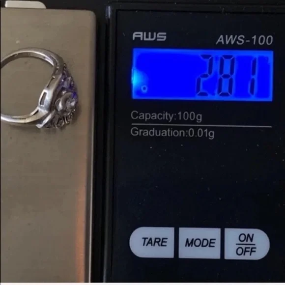 DIAMOND RING 4 1/2 Vintage - Picture 8 of 8